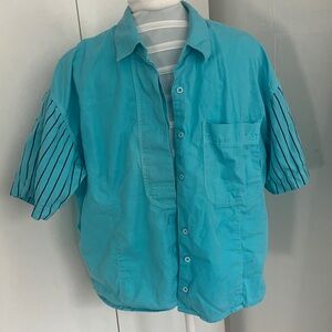 Esprit Turquoise Button Down Shirt